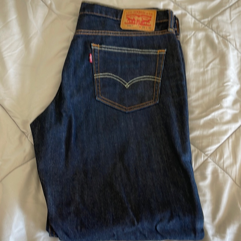 Dark blue levis 541 jeans waist 35 length 32